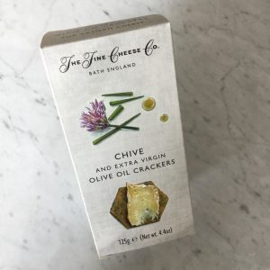 Chive & Extra Virgin Olive Oil Crackers, for soft cheeses