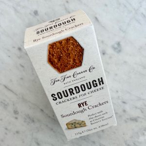 Rye Sourdough Crackers