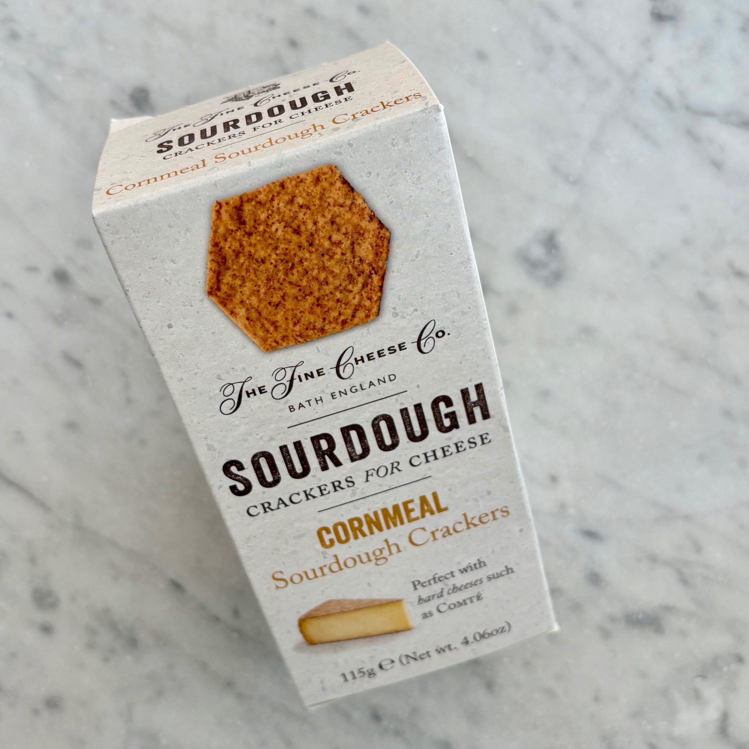 Cornmeal Sourdough Crackers