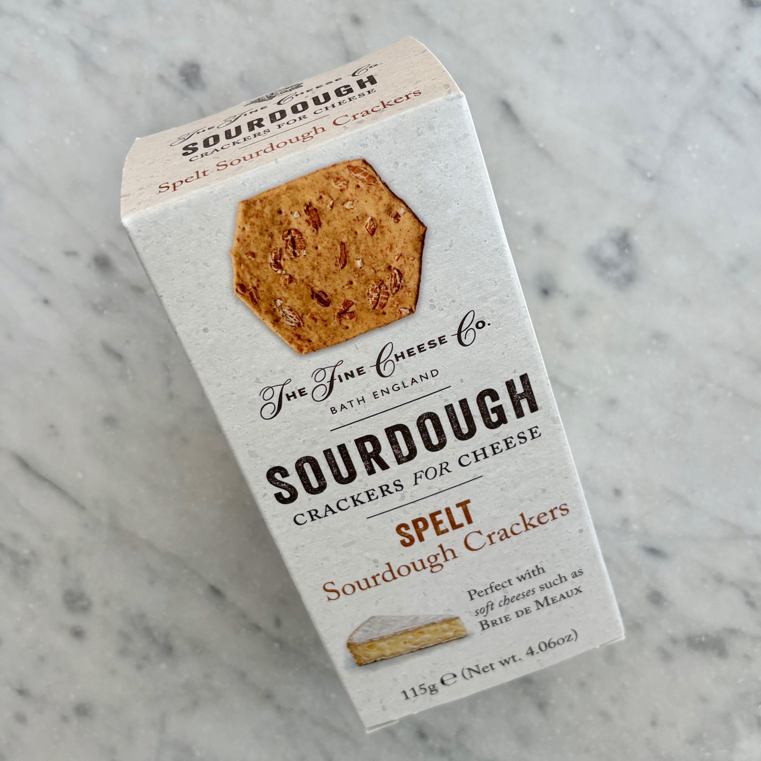 Spelt Sourdough Crackers for Cheese