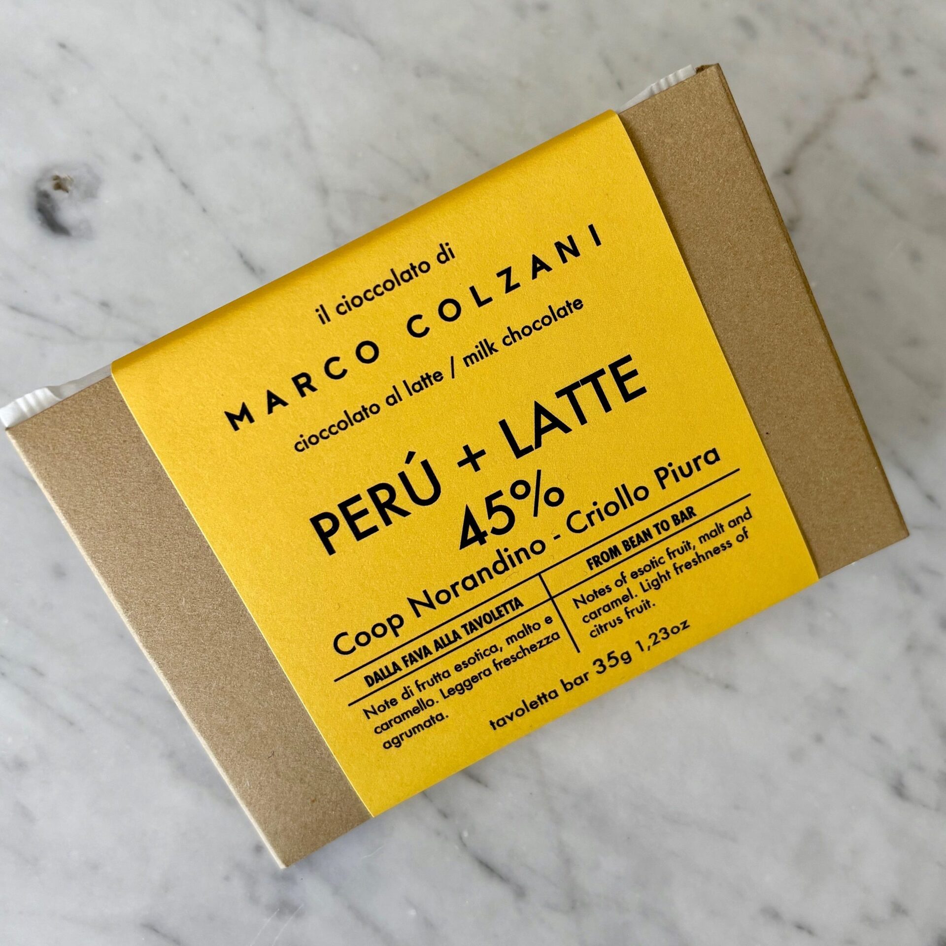 Peru + Latte 45% Chocolate Bar