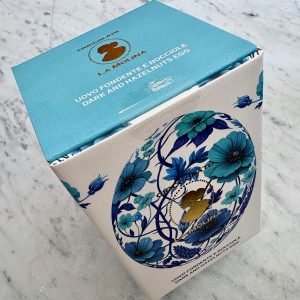 Dark Chocolate Egg with Chopped Hazelnuts
