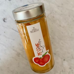 Peaches with Gin